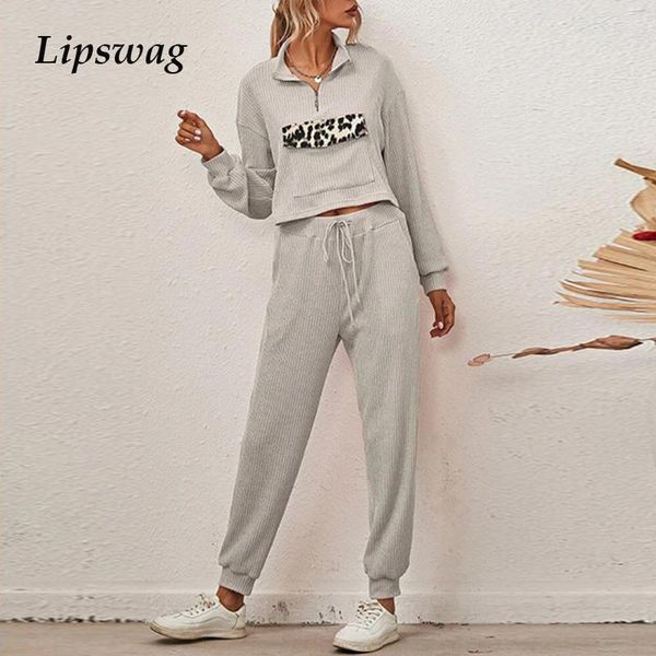 spring fashion v neck zipper + jogger long pants tracksuit women two piece set casual leopard patchwork print outfits women's, White
spring fashion v neck zipper + jogger long pants tracksuit women two piece set casual leopard patchwork print outfits women's, White