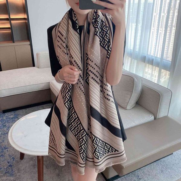 tippet muffler scarf autumn and winter imitation cashmere scarf women's fashion versatile warm shawl thickened long f, Blue;gray
tippet muffler scarf autumn and winter imitation cashmere scarf women's fashion versatile warm shawl thickened long f, Blue;gray