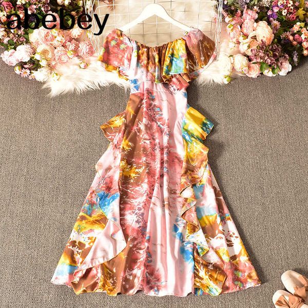 women design tie dye dress korean fashion slash neck sleeveless dress summer off shoulder a-line holiday dresses 210715, Black;gray
women design tie dye dress korean fashion slash neck sleeveless dress summer off shoulder a-line holiday dresses 210715, Black;gray