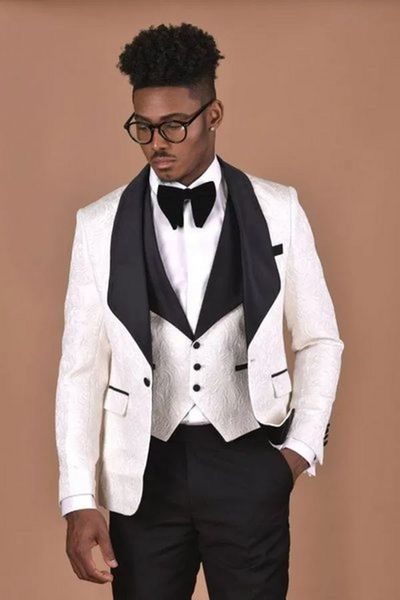 one button ivory paisley groom tuxedos shawl lapel wedding/prom/dinner groomsmen men suits blazer (jacket+pants+vest+tie) w1394, Black;gray
one button ivory paisley groom tuxedos shawl lapel wedding/prom/dinner groomsmen men suits blazer (jacket+pants+vest+tie) w1394, Black;gray