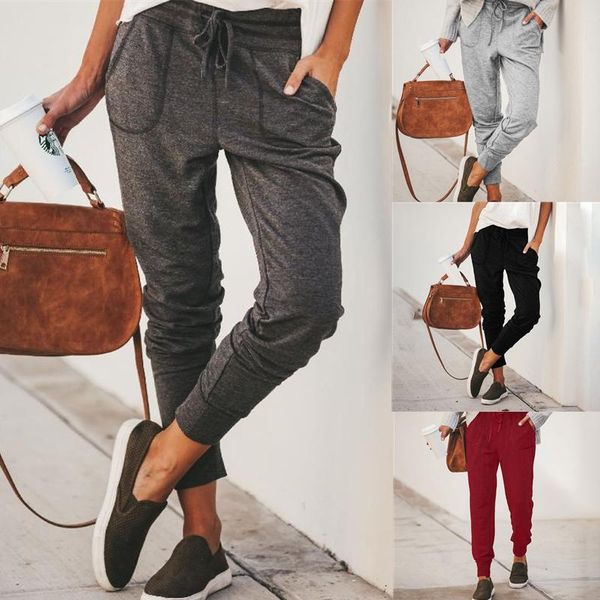 women's pants & capris women casual loose pencil drawstring elastic waist summer trousers with pockets, Black;white
women's pants & capris women casual loose pencil drawstring elastic waist summer trousers with pockets, Black;white