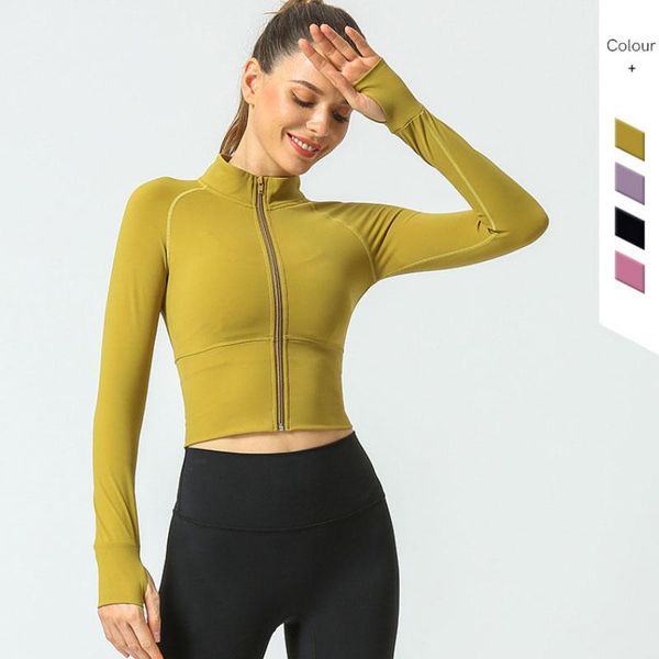 running jackets 2021 half zipper long sleeve jacket quick drying sports workout slim yoga crop shirt for women fitness gym clothes, Black;red
running jackets 2021 half zipper long sleeve jacket quick drying sports workout slim yoga crop shirt for women fitness gym clothes, Black;red