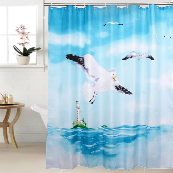 happy tree polyester seagull waterproof shower curtain thicken fabric bathroom blue sea bath size 180x180cm. curtains
happy tree polyester seagull waterproof shower curtain thicken fabric bathroom blue sea bath size 180x180cm. curtains