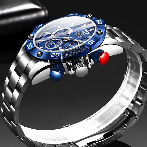 wristwatches lige fashion mens watches wristwatch men quartz clock blue waterproof chronograph relojes relogio masculino, Slivery;brown
wristwatches lige fashion mens watches wristwatch men quartz clock blue waterproof chronograph relojes relogio masculino, Slivery;brown