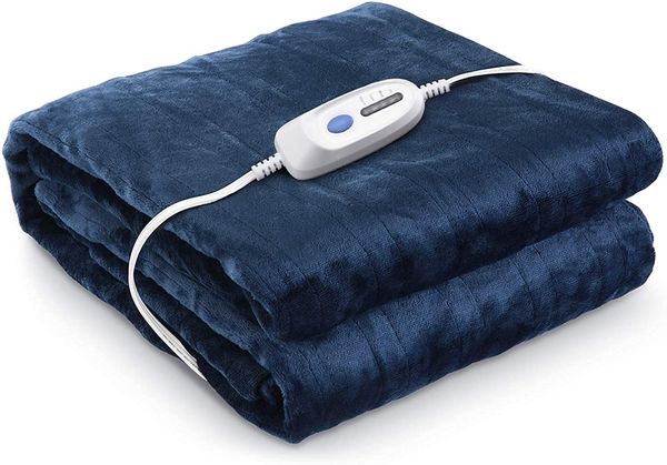 oversized fast heating electric blanket 62" x 84"in with 3 levels & 8 hours auto-off, washable soft flannel home use
oversized fast heating electric blanket 62" x 84"in with 3 levels & 8 hours auto-off, washable soft flannel home use