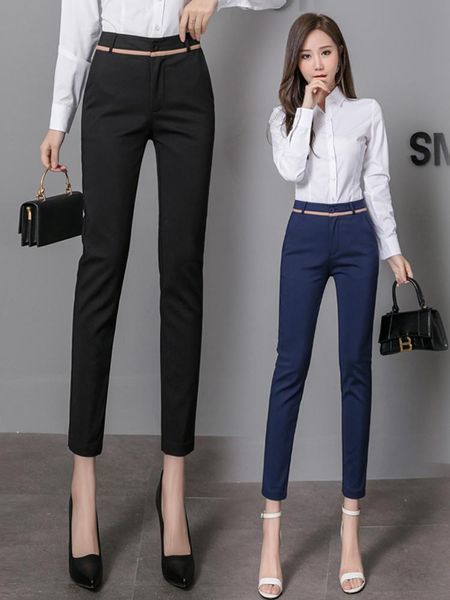 women's pants & capris suit nine point 2021 summer leisure loose professional straight pipe, Black;white
women's pants & capris suit nine point 2021 summer leisure loose professional straight pipe, Black;white