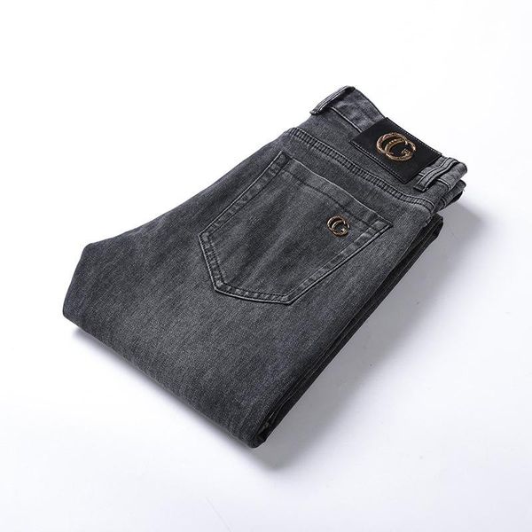 men's jeans brand chao business leisure stretch slim fit small feet korean version 2021 long pants, Blue
men's jeans brand chao business leisure stretch slim fit small feet korean version 2021 long pants, Blue