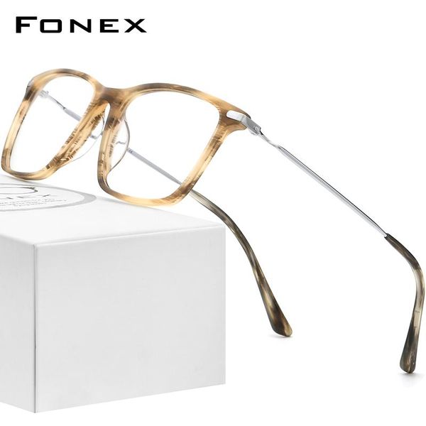 fashion sunglasses frames fonex titanium optical glasses frame men 2021 retro square prescription eyeglasses women myopia acetate spectacle, Black
fashion sunglasses frames fonex titanium optical glasses frame men 2021 retro square prescription eyeglasses women myopia acetate spectacle, Black