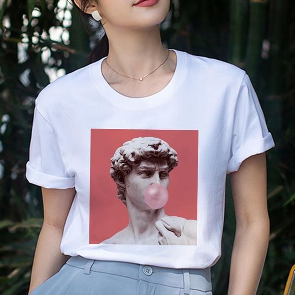 white fashion david michelangelo women t shirts blowing bubbles print summer harajuku short sleeve casual
white fashion david michelangelo women t shirts blowing bubbles print summer harajuku short sleeve casual