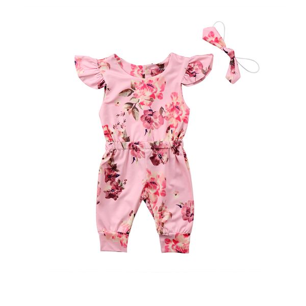 2pcs cute fashion newborn baby girls cotton short sleeve o-neck single button elastic waist floral print pink romper headband, White
2pcs cute fashion newborn baby girls cotton short sleeve o-neck single button elastic waist floral print pink romper headband, White