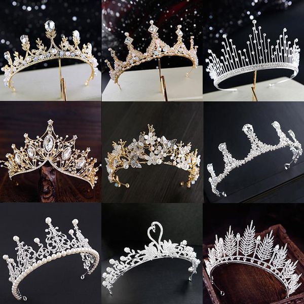hair clips & barrettes gold diadem bridal jewelry crystal beads tiaras rhinestone crown headpiece women wedding accessories luxury, Golden;silver
hair clips & barrettes gold diadem bridal jewelry crystal beads tiaras rhinestone crown headpiece women wedding accessories luxury, Golden;silver