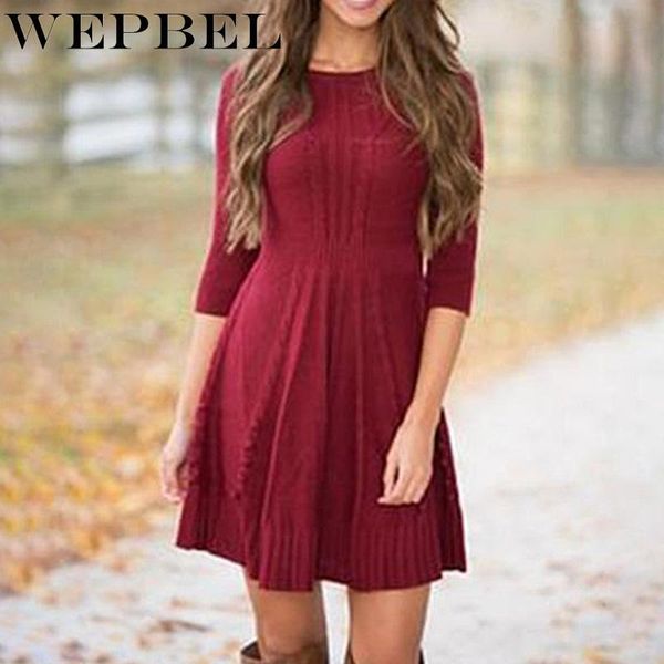 women's sweaters wepbel casual long sleeve o-neck high waist loose knitted dress autumn winter fashion solid color sweater, White;black
women's sweaters wepbel casual long sleeve o-neck high waist loose knitted dress autumn winter fashion solid color sweater, White;black