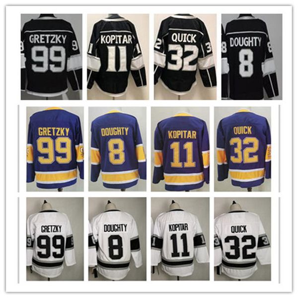 mens reverse retro ice hockey 11 anze kopitar jersey 8 drew doughty jersey 32 jonathan quick 99 wayne gretzky blank white black purple, Black;red
mens reverse retro ice hockey 11 anze kopitar jersey 8 drew doughty jersey 32 jonathan quick 99 wayne gretzky blank white black purple, Black;red