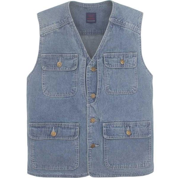 fashion jeans denim vest for men leisure waistcoat outdoor cotton with multi pocket sleeveless jacket man clothes plus size men's vests, Black;white
fashion jeans denim vest for men leisure waistcoat outdoor cotton with multi pocket sleeveless jacket man clothes plus size men's vests, Black;white