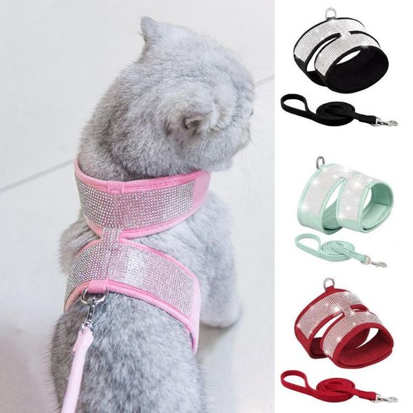 cat collars & leads wear-resistant soft texture pet harness traction rope set supplies
cat collars & leads wear-resistant soft texture pet harness traction rope set supplies