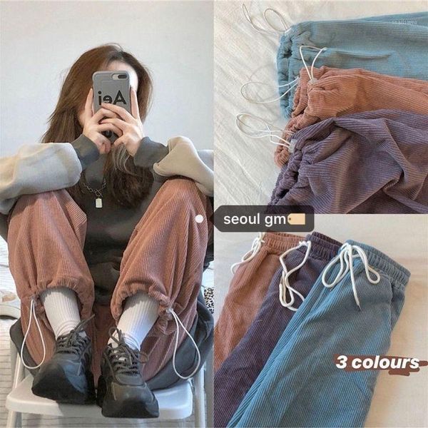 women's pants & capris woman autumn japanese retro corduroy casual pant fashion student straight all-match elastic waist women trousers, Black;white
women's pants & capris woman autumn japanese retro corduroy casual pant fashion student straight all-match elastic waist women trousers, Black;white