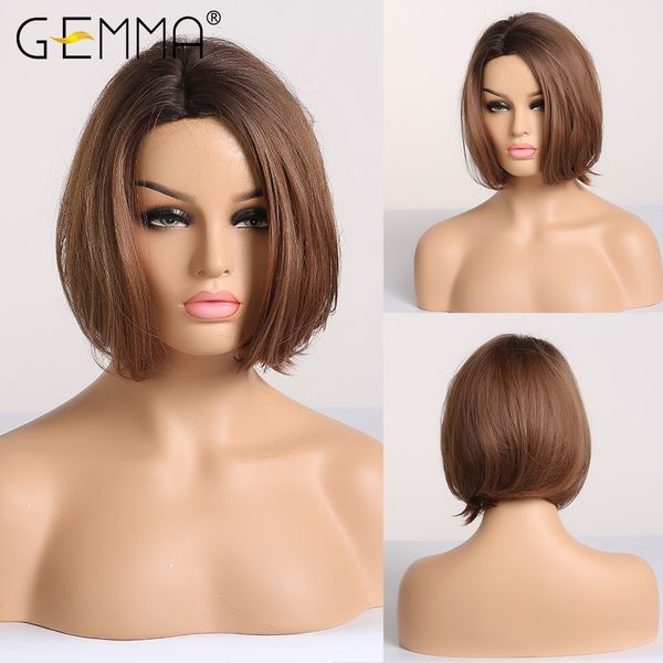 pixie cut synthetic short straight ombre black brown wig natural looking side part heat resistant hair wig for black women
pixie cut synthetic short straight ombre black brown wig natural looking side part heat resistant hair wig for black women