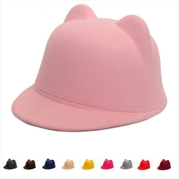 plain wool felt korean cat ears cap parent child flat brim horseman trilby hat for men women children boys girls, Blue;gray
plain wool felt korean cat ears cap parent child flat brim horseman trilby hat for men women children boys girls, Blue;gray