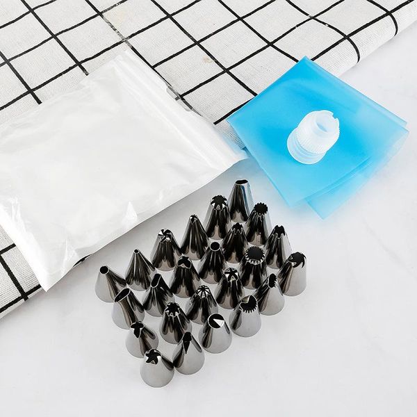 baking & pastry tools 26pcs/bag eva bag tips kitchen icing piping cream reusable bags 24 nozzle diy cake decorating
baking & pastry tools 26pcs/bag eva bag tips kitchen icing piping cream reusable bags 24 nozzle diy cake decorating