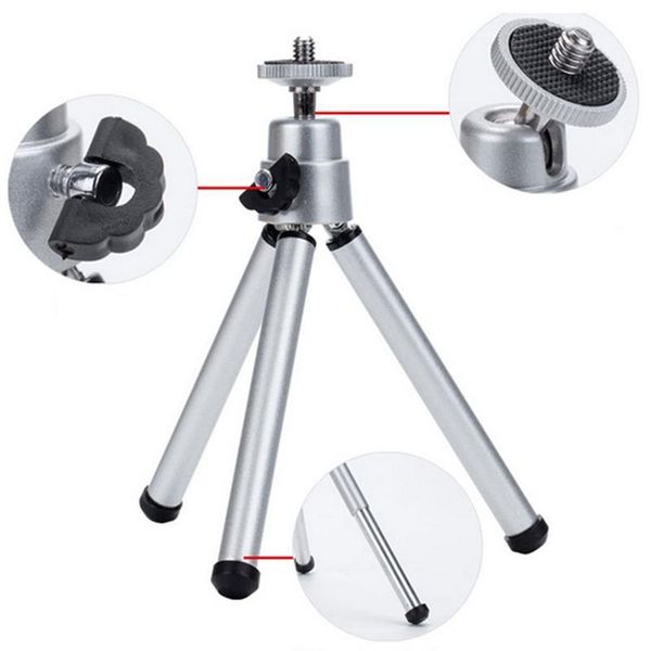 flexible universal portable aluminum phone holder clip selfie tripod stand for smartphone camera dslr mount cell mounts & holders
flexible universal portable aluminum phone holder clip selfie tripod stand for smartphone camera dslr mount cell mounts & holders