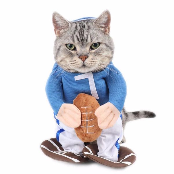 rugby player cat costumes sportsman cosplay suit for pets funny clothes clothing disfraz gato s-xl
rugby player cat costumes sportsman cosplay suit for pets funny clothes clothing disfraz gato s-xl