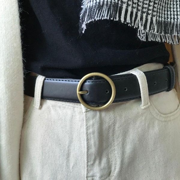 belts korea women vintage round buckle belt black coffee casual fashion street waistband girl jeans accessories 105*3.2cm, Black;brown
belts korea women vintage round buckle belt black coffee casual fashion street waistband girl jeans accessories 105*3.2cm, Black;brown