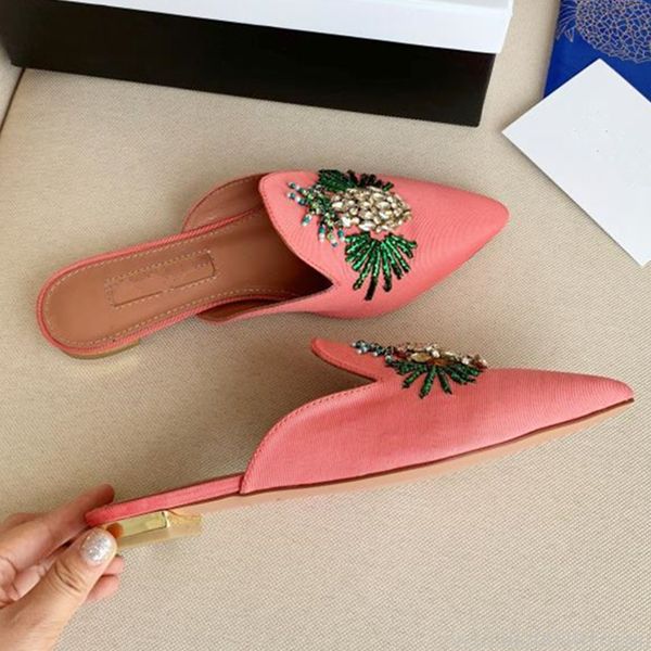 summer women flats sandals slippers embroidery slip on pointed toe women mules outdoor slipper shoe woman slides, Black
summer women flats sandals slippers embroidery slip on pointed toe women mules outdoor slipper shoe woman slides, Black