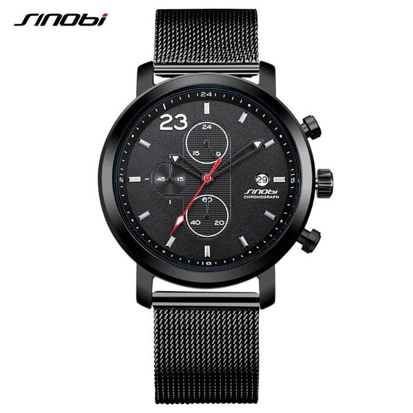 wristwatches sinobi brand men's chronograph sport watches auto date military watch men waterproof clock reloj hombre, Slivery;brown
wristwatches sinobi brand men's chronograph sport watches auto date military watch men waterproof clock reloj hombre, Slivery;brown