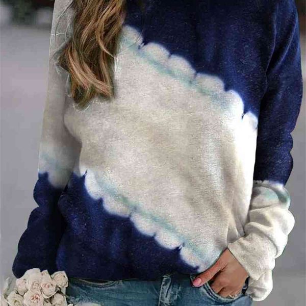 women's selling 2021 autumn winter color blocking printing long sleeve round neck sweater for women, Black
women's selling 2021 autumn winter color blocking printing long sleeve round neck sweater for women, Black