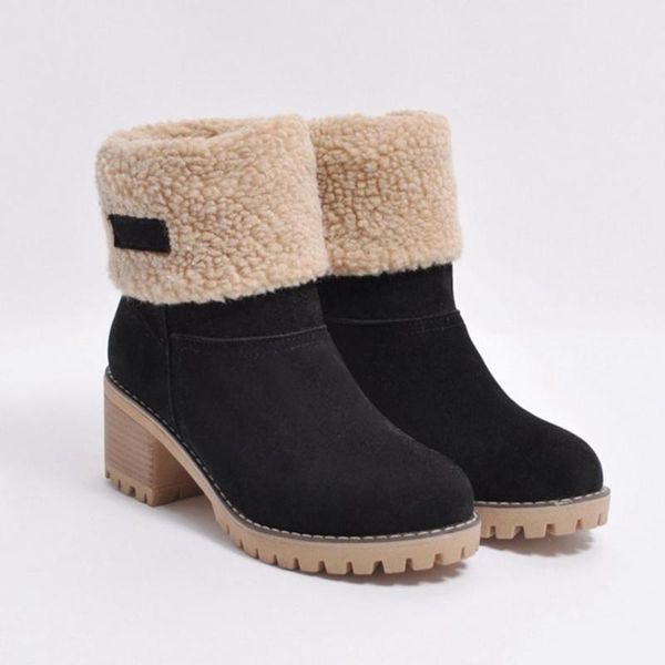 boots 2021 women winter fur warm snow ladies wool booties ankle comfortable shoes plus size casual mid, Black
boots 2021 women winter fur warm snow ladies wool booties ankle comfortable shoes plus size casual mid, Black