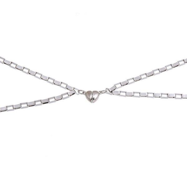chokers one pair magnet attracting necklaces retro simple love magnetic couple romantic clavicle necklace valentines gifts, Golden;silver
chokers one pair magnet attracting necklaces retro simple love magnetic couple romantic clavicle necklace valentines gifts, Golden;silver
