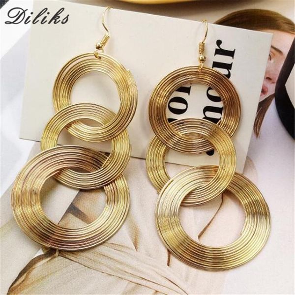 dangle & chandelier diliks 2021 round big circle gold multilayer vintage earrings metal jewelry party club statement square charm, Silver
dangle & chandelier diliks 2021 round big circle gold multilayer vintage earrings metal jewelry party club statement square charm, Silver