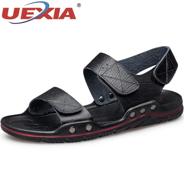 sandals uexia leather for men cool summer outdoor sport sneakers shoes soft sole breathable comfortable anti skid beach footwear, Black
sandals uexia leather for men cool summer outdoor sport sneakers shoes soft sole breathable comfortable anti skid beach footwear, Black