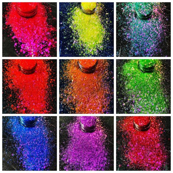 nail glitter beauty colornails laser mixed shinning colorful neon powder sequins for flakes 3d charm dust resin decorations, Silver;gold
nail glitter beauty colornails laser mixed shinning colorful neon powder sequins for flakes 3d charm dust resin decorations, Silver;gold