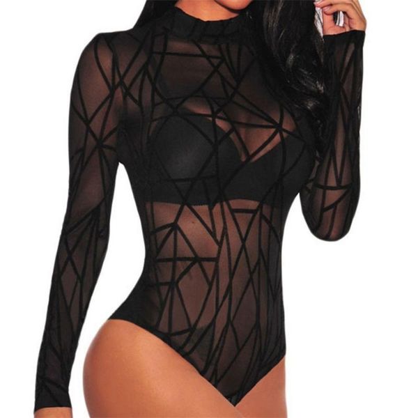 women's jumpsuits & rompers mesh sheer skinny bodysuit women geometric black summer jumpsuit plus size long sleeve body office female b, Black;white
women's jumpsuits & rompers mesh sheer skinny bodysuit women geometric black summer jumpsuit plus size long sleeve body office female b, Black;white