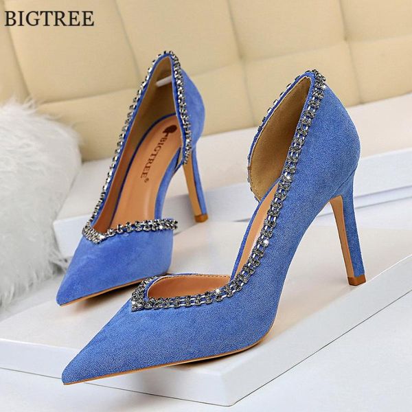 dress shoes 8/10cm high heels elegant crystal women pumps 2021 pointed toe side cut-outs flock shallow woman party wedding, Black
dress shoes 8/10cm high heels elegant crystal women pumps 2021 pointed toe side cut-outs flock shallow woman party wedding, Black
