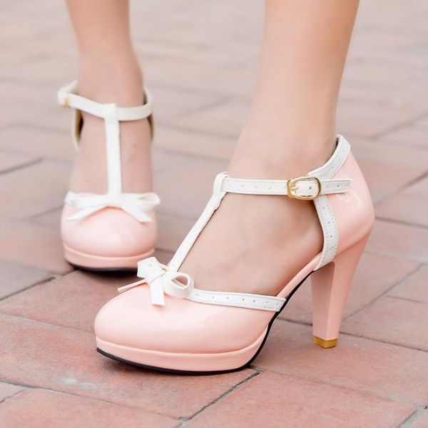 women pumps sandals bow high-heeled strappy waterproof shoes sweet girl party club shoe big size 42 43 dress, Black
women pumps sandals bow high-heeled strappy waterproof shoes sweet girl party club shoe big size 42 43 dress, Black