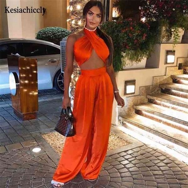 kesiachiccly halter summer jumpsuit luxury silk satin solid flare pant romper elegant outfit party wear women jumpsuit, Black;white
kesiachiccly halter summer jumpsuit luxury silk satin solid flare pant romper elegant outfit party wear women jumpsuit, Black;white