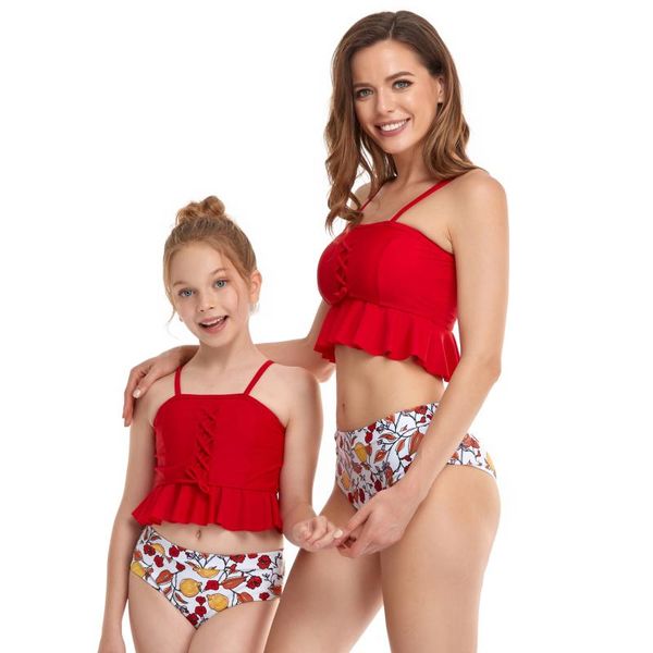 summer red black beach print parent-child 2 piece swimsuit suit 2021 woman bikini one-piece suits
summer red black beach print parent-child 2 piece swimsuit suit 2021 woman bikini one-piece suits