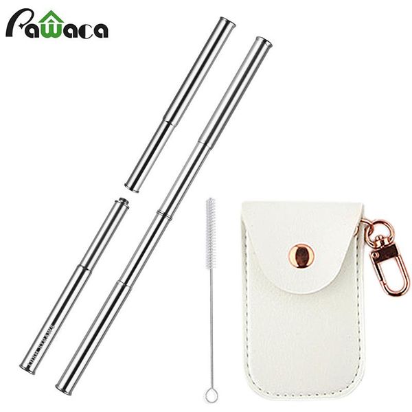 drinking straws folding 4-section stainless steel metal straw portable travel with carrying bag and cleaning brush
drinking straws folding 4-section stainless steel metal straw portable travel with carrying bag and cleaning brush