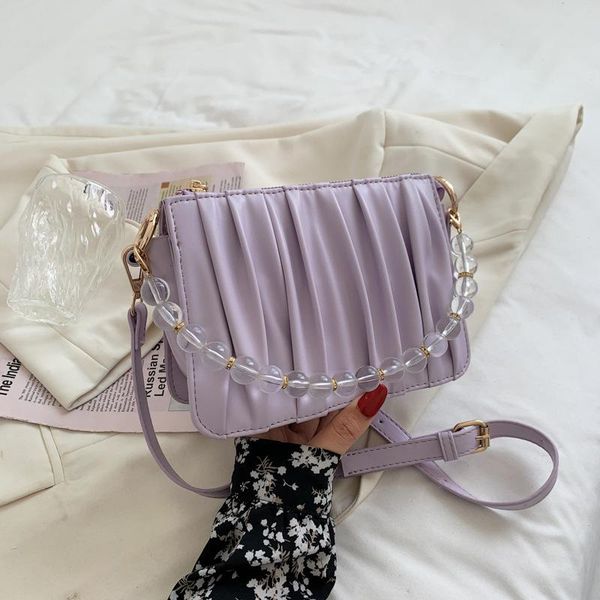 evening bags fashion pearl chain design shoulder for women 2021 elegant brand designer handbags pleated pu leather female bag
evening bags fashion pearl chain design shoulder for women 2021 elegant brand designer handbags pleated pu leather female bag