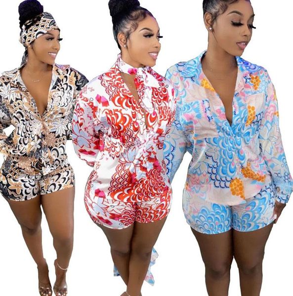 women's tracksuits zoctuo print shirts shorts 3 piece set fashion slim short turn down collar long sleeve blouse +headscarf +shorts wom, Gray
women's tracksuits zoctuo print shirts shorts 3 piece set fashion slim short turn down collar long sleeve blouse +headscarf +shorts wom, Gray