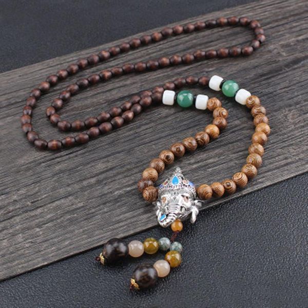 pendant necklaces fashion necklace retro ethnic wood buddha statue for women nepalese mantra wooden beads sweater chain gifts, Silver
pendant necklaces fashion necklace retro ethnic wood buddha statue for women nepalese mantra wooden beads sweater chain gifts, Silver