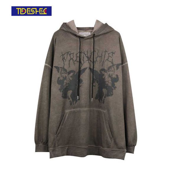 men hip hop sweatshirt hooded angel dark print hoodie streetwear harajuku pullover cotton fleece autumn 210909, White;black
men hip hop sweatshirt hooded angel dark print hoodie streetwear harajuku pullover cotton fleece autumn 210909, White;black