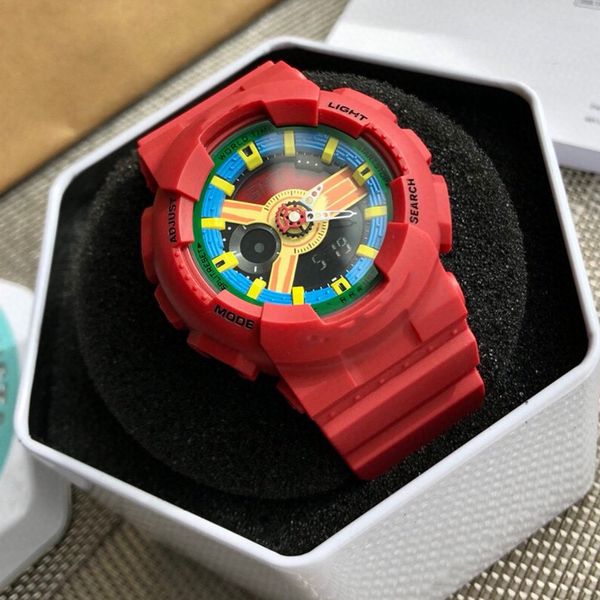 news led sports watch baby-g fashion dial large area texture metal color designer men and women outdoor shockproof luminous diving tour (gif, Slivery;brown
news led sports watch baby-g fashion dial large area texture metal color designer men and women outdoor shockproof luminous diving tour (gif, Slivery;brown