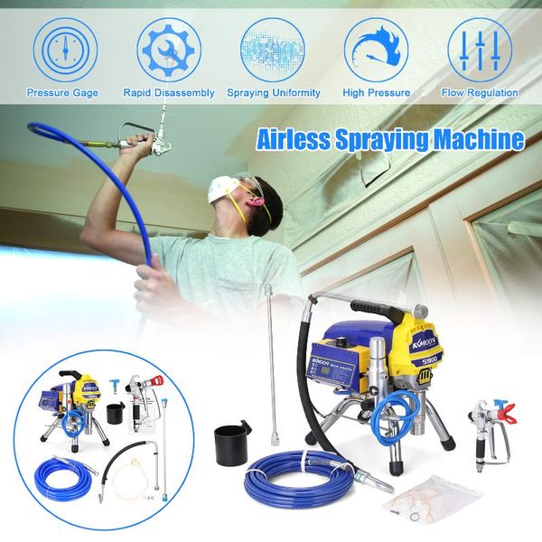 professional spray guns kkmoon ta-5900 plunger type paint sprayer high-pressure airless spraying machine electric internal-feed painting
professional spray guns kkmoon ta-5900 plunger type paint sprayer high-pressure airless spraying machine electric internal-feed painting