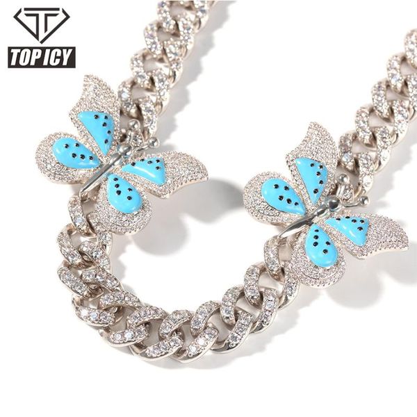 chains hiphop iced out butterfly necklace choker cuban link chain miami zirconia real 18k gold plated women rapper jewelry, Silver
chains hiphop iced out butterfly necklace choker cuban link chain miami zirconia real 18k gold plated women rapper jewelry, Silver