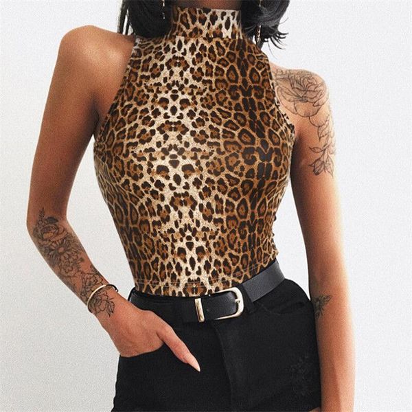 women's blouses & shirts women leopard print sleeveless crop halter blouse shirt ladies and 2021 womens clothing, White
women's blouses & shirts women leopard print sleeveless crop halter blouse shirt ladies and 2021 womens clothing, White