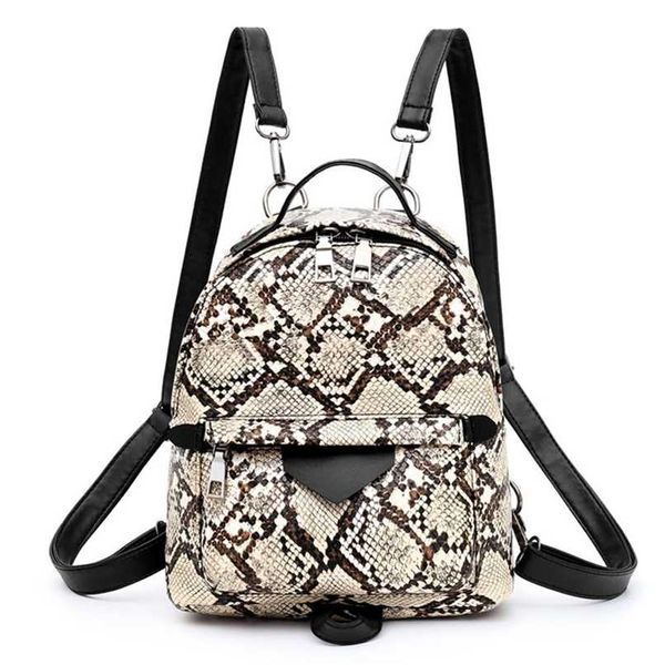 fashion style snake animal print shoulder crossbody bags women backpacks small skin pu leather backpack mochila knapsack 211025
fashion style snake animal print shoulder crossbody bags women backpacks small skin pu leather backpack mochila knapsack 211025