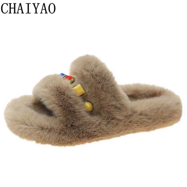 autumn winter ladies all-match outside furry lovely women shoes fashion indoor metal non-slip platform women's slippers, Black
autumn winter ladies all-match outside furry lovely women shoes fashion indoor metal non-slip platform women's slippers, Black
